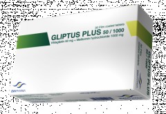 GLIPTUS PLUS 50/1000 mg